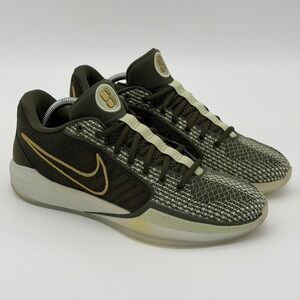 Nike Sabrina 1 Dedication Womens Basketball Shoes Green Gold Size 11 HF5518-302